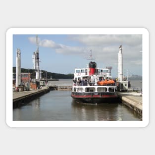 Ferry, Down the Ship Canal Sticker